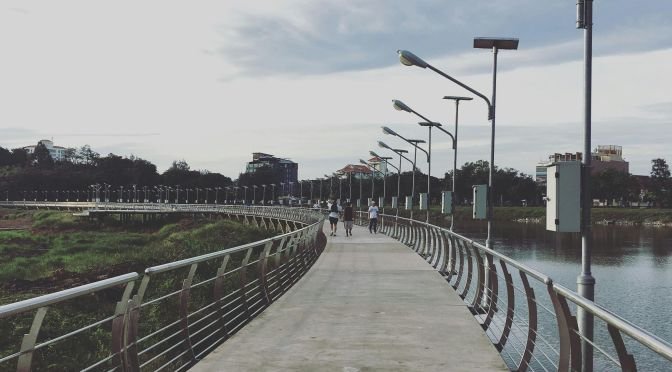 Éclairage public solaire.